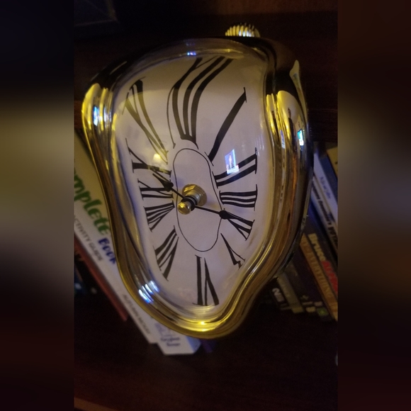 Other - Golden melting clock.